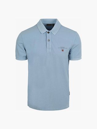 Napapijri Polo Elbas Chambray niebieski