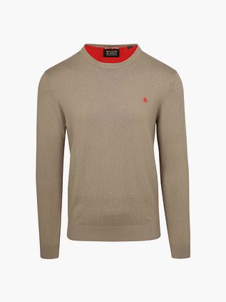 Scotch and Soda Essential Stickad Tröja Beige