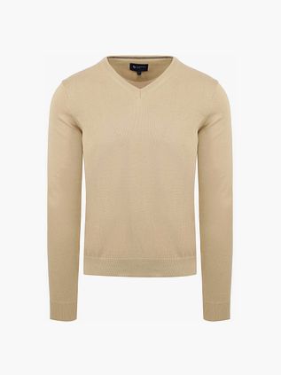 Suitable Respect Bio-Baumwolle Pullover Vinir Beige