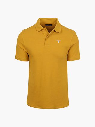 Barbour Pique poloshirt Ochre Gul