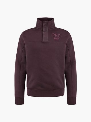 PME Legend Halvknaps Zip-trøje Bordeaux