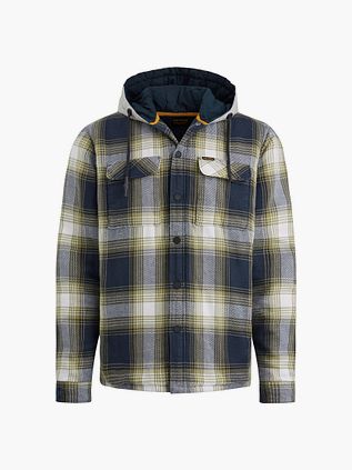 PME Legend Overshirt Ternet Blå Grøn