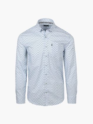 State Of Art Skjorte Poplin Dandelion Blå