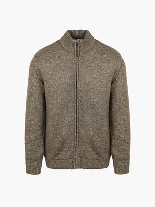 Steppin' Out Cardigan Melange Green Brown