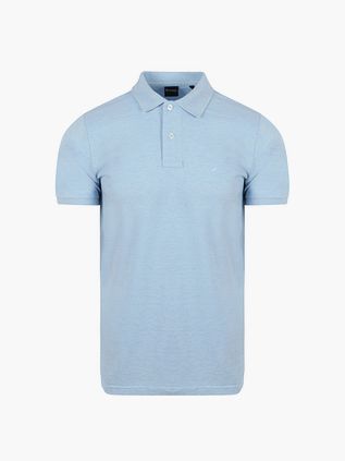 Suitable Mænd Polo Shirt i Lyseblå