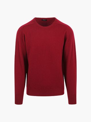 Sweter William Lockie Dubonnet czerwony