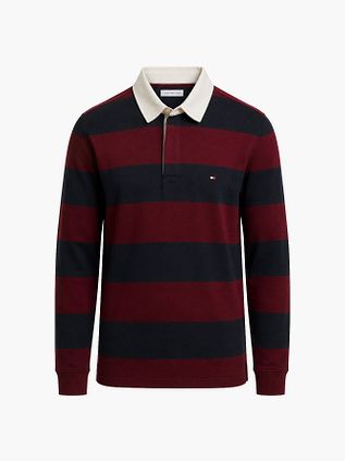 Tommy Hilfiger Koszulka Polo Burgundy Navy
