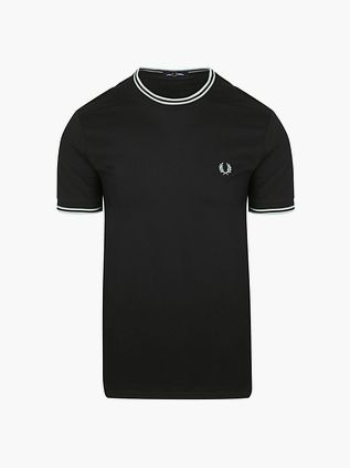 Fred Perry M1588 Twin Tipped T-shirt Sort
