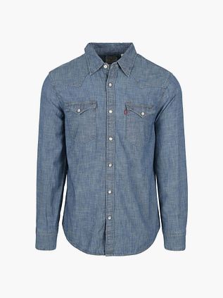 Levi's Barstow Western Skjorte Middelblå