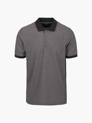 Polo CASAMODA con estampado gris multicolor