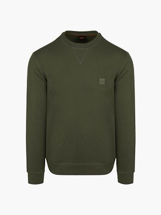 Sudadera BOSS Westart en verde oscuro