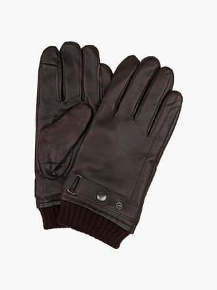 Suitable Handske i Læder Brun