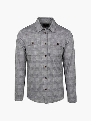 Suitable Liv Skjortejakke Ternet Grå