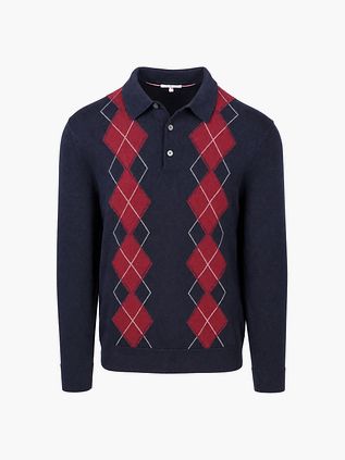 Tommy Hilfiger Long Sleeve Polo Shirt Checks