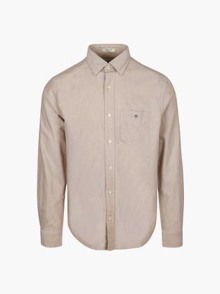 Gant Skjorte Oxford Beige