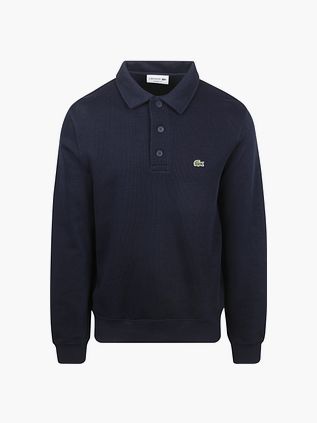 Lacoste Sweatshirt Poloshirt Marineblå