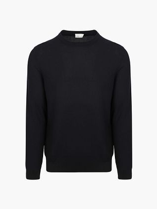 Profuomo Pullover Struktur Marineblå