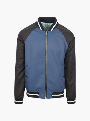 Scotch and Soda Dwustronna kurtka bomberka w kolorze ciemnogranatowym