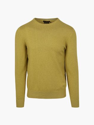 Steppin' Out Sweter bawełna/kaszmir w kolorze mchu