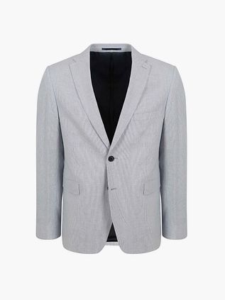Suitable Blazer Lin Lyseblå