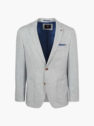 Suitable Blazer Porcelaine Lysegrå