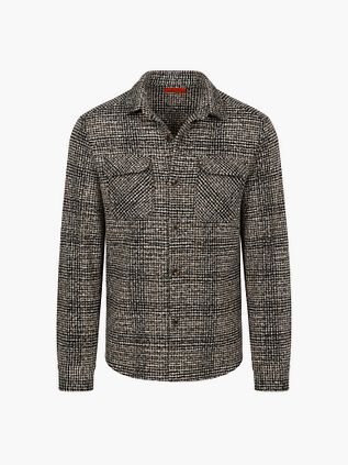 Suitable Overshirt Ullblanding Rutete Beige
