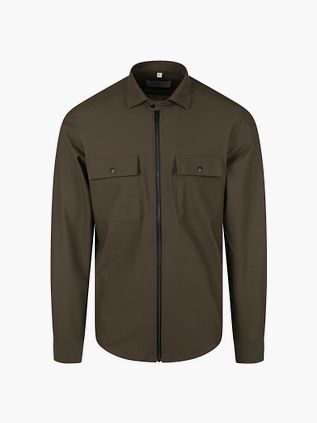Suitable Overshirt w kolorze ciemnozielonym