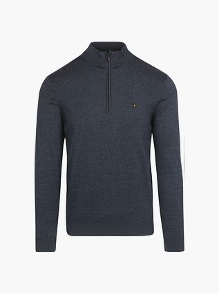 Sweter No Excess Half Zip w kolorze navy