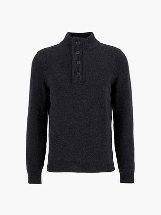 Barbour Trøje i Uldepatch Antracit