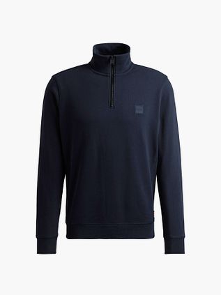 BOSS Zetrust Half Zip Trøje Navy