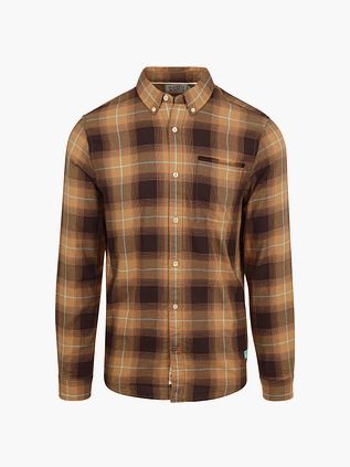 Camisa de cuadros Scotch and Soda en marrón