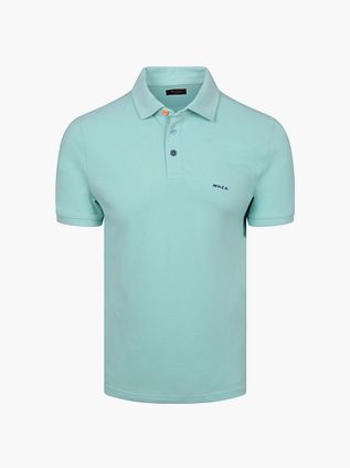 Koszulka polo NZA Hawera Pale Leaf w kolorze zielonym