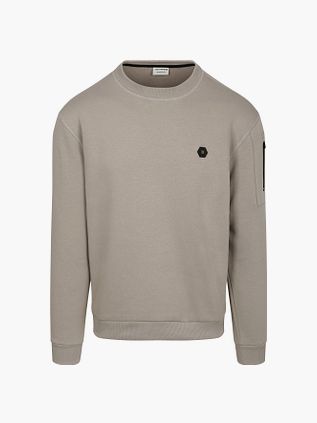 No Excess Sweater Crewneck Taupe
