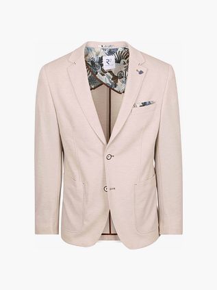 R2 Jersey Blazer Råhvit