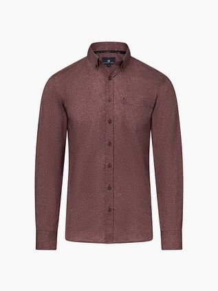 State Of Art Skjorte Print Burgundy
