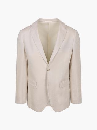 Suitable Blazer Linnen Panama Ecru