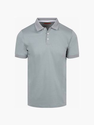 Suitable Boris Liquid Poloskjorte Cement Grønn