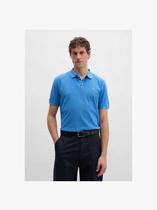 Marc O'Polo Poloskjorte Faded Blå