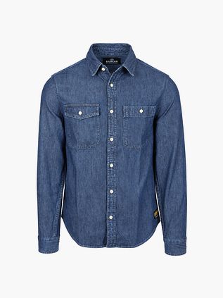 Barbour International Dufton Skjorte Chambray Indigo