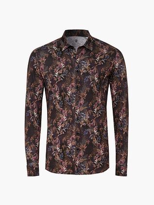 Camisa Desoto con estampado Raw Umber Jungle marrón