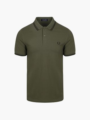 Fred Perry Polo M3600 Olivgrön W49