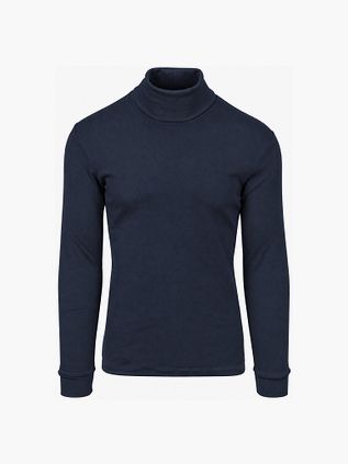 Marc O'Polo Pull Col Roulé Bleu Marine