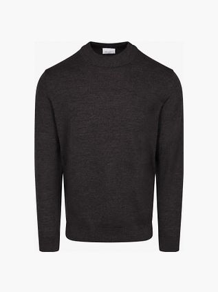 Profuomo Turtleneck Trui Merinowol Donkerbruin