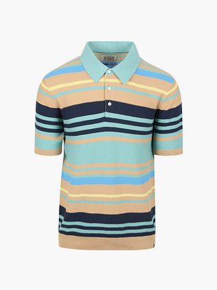 Scotch And Soda Strikket Polo Multifarvet