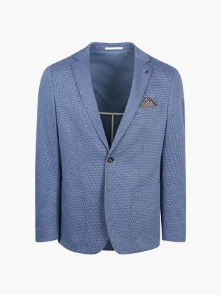 Suitable Colbert Indertrykt Jeans Blå