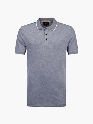 Suitable Oxford-polo i grå