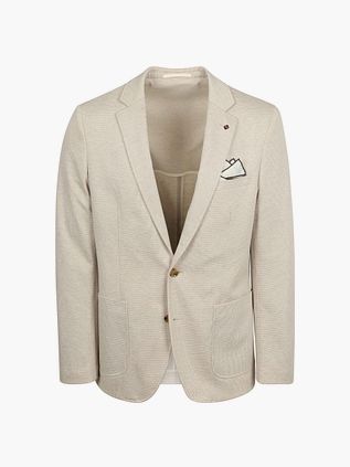 Suitable Veste Fame Pied-de-Poule Sable