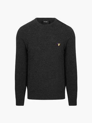 Sweter Lyle & Scott z wełny jagnięcej w kolorze czarnym
