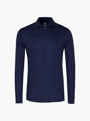 Desoto Essential Hai Camicia Jersey Navy