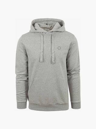 KnowledgeCotton Apparel Hættetrøje i grå